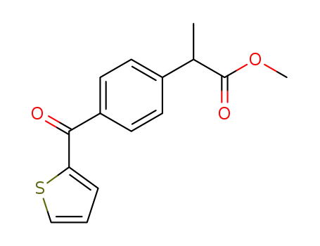 2-[4-(2-thienylcarbonyl)phenyl]propanoic acid methyl ester