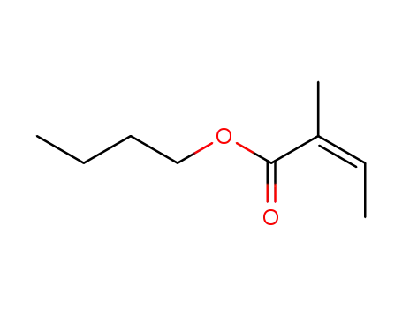 Molecular Structure of 7785-64-0 (butyl 2-methylcrotonate)