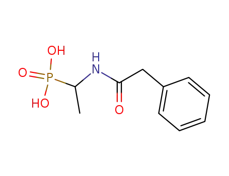 Molecular Structure of 81069-92-3 ((L,D)-1-(N-phenylacetylamino)ethylphosphonic acid)