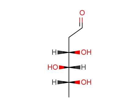 Molecular Structure of 19165-06-1 (2-deoxy-L-fucose)