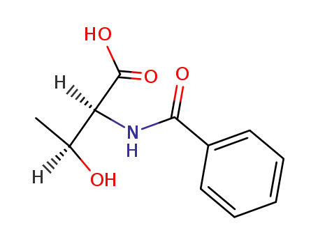 Molecular Structure of 115246-64-5 (<i>N</i>-benzoyl-DL-allothreonine)