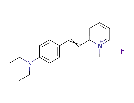 Molecular Structure of 83846-70-2 (2-(4-DIETHYLAMINOSTYRYL)-1-METHYLPYRIDINIUM IODIDE)