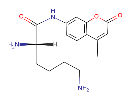 Hexanamide, 2,6-diamino-N-(4-methyl-2-oxo-2H-1-benzopyran-7-yl)-, (2S)-