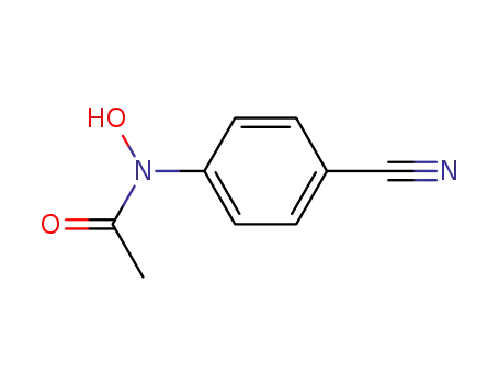 Molecular Structure of 80584-65-2 (Acetamide, N-(4-cyanophenyl)-N-hydroxy-)