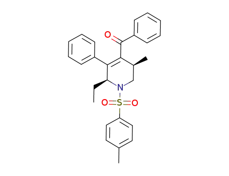 ((3R,6S)-6-ethyl-3-methyl-5-phenyl-1-tosyl-1,2,3,6-tetrahydropyridin-4-yl)(phenyl)methanone