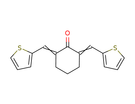 Cyclohexanone,2,6-bis(2-thienylmethylene)-