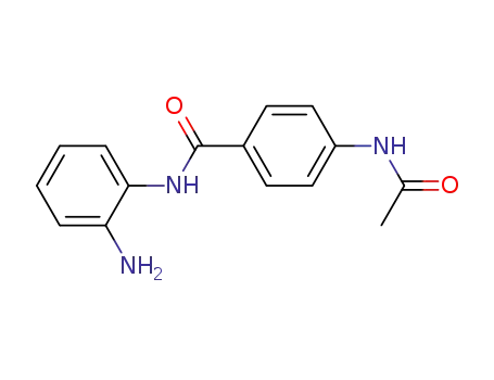 Molecular Structure of 112522-64-2 (4-Acetylamino-N-(2'-aminophenyl)benzamide)