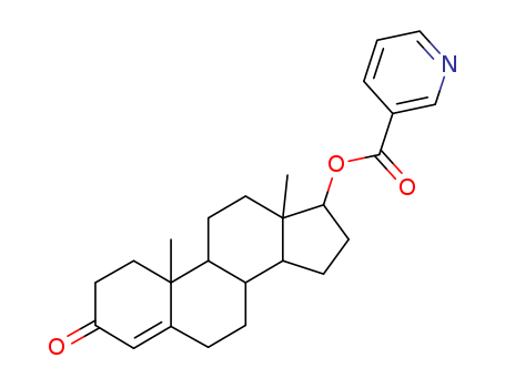 Androst-4-en-3-one,17-[(3-pyridinylcarbonyl)oxy]-, (17b)-