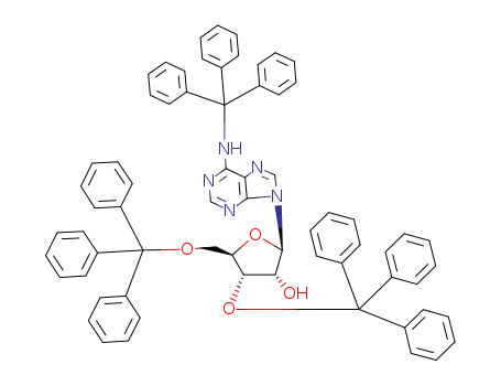 N-(Triphenylmethyl)-3'-O,5'-O-bis(triphenylmethyl)adenosine