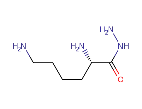 Molecular Structure of 19728-66-6 (L-Lysine, hydrazide)