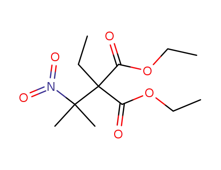 Molecular Structure of 75376-77-1 (diethyl 2-(1-nitro-1-methylethyl)-2-ethylmalonate)