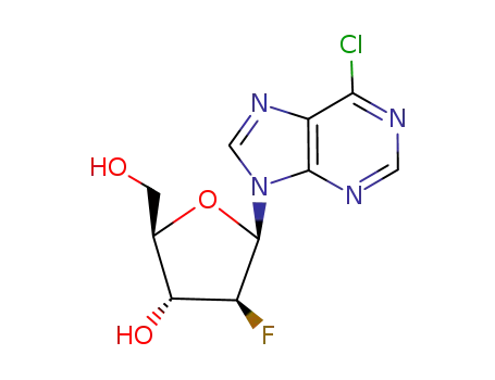 6-클로로퓨린 -9-베타-D-(2'-데옥시-2'-플루오로)아라비노-리보사이드