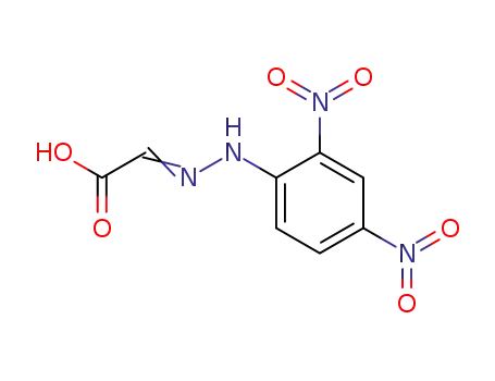 Molecular Structure of 3158-42-7 (glyoxylate 2,4-dinitrophenylhydrazone)
