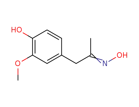 1-(4-hydroxy-3-methoxyphenyl)-propan-2-one oxime