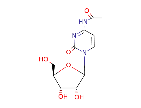 Molecular Structure of 13491-47-9 (4-(acetylamino)-1-pentofuranosylpyrimidin-2(1H)-one)