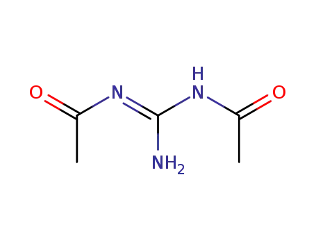 Molecular Structure of 81256-27-1 (diacetylguanidine)