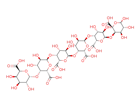 Molecular Structure of 40386-95-6 (α-D-GalpA-(1->4)-α-D-GalpA-(1->4)-α-D-GalpA-(1->4)-α-D-GalpA-(1->4)-α-D-GalpA-(1->4)-D-GalpA)