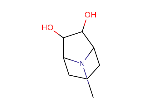 Molecular Structure of 103392-59-2 (tropane-6,7-diol)