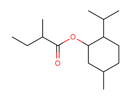 Butanoic acid,2-methyl-, 5-methyl-2-(1-methylethyl)cyclohexyl ester