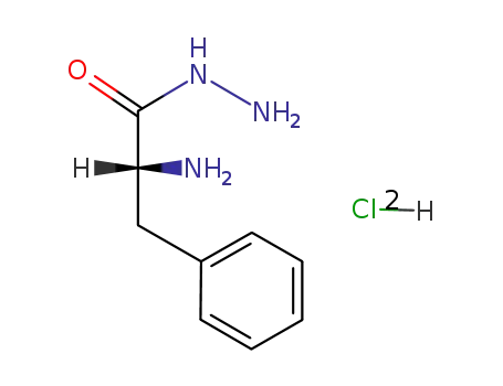 Molecular Structure of 93379-76-1 (D-phenylalanine hydrazide; dihydrochloride)