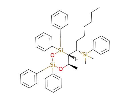 (5S,6R)-5-[(S)-1-(Dimethyl-phenyl-silanyl)-heptyl]-6-methyl-2,2,4,4-tetraphenyl-[1,3,2,4]dioxadisilinane