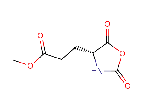 Molecular Structure of 7445-27-4 (methyl 2,5-dioxooxazolidine-4-propionate)