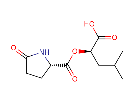 (R)-1-carboxy-3-methylbutyl 5-oxo-L-prolinate