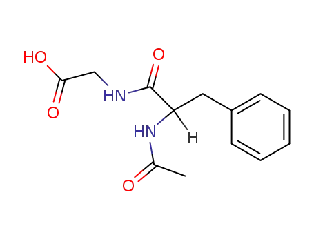 Molecular Structure of 38184-73-5 (N-acetyl-1-phenylalanylglycine)
