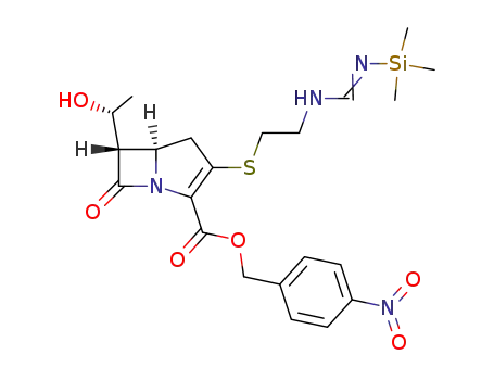 Molecular Structure of 85737-71-9 (C<sub>22</sub>H<sub>30</sub>N<sub>4</sub>O<sub>6</sub>SSi)