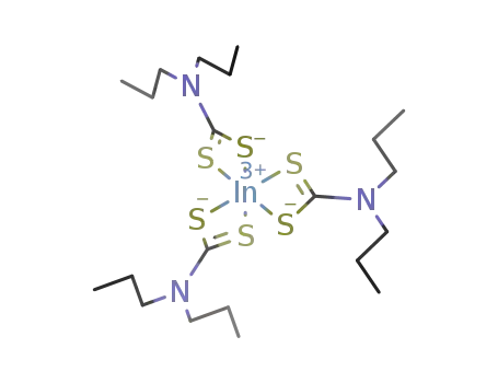Molecular Structure of 87052-01-5 (INDIUM DIISOPROPYLDITHIOCARBAMATE)
