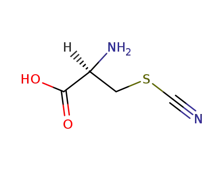 Molecular Structure of 5652-31-3 (Alanine, 3-thiocyanato-)