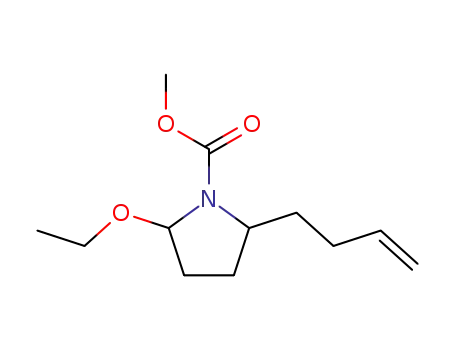 2-But-3-enyl-5-ethoxy-pyrrolidine-1-carboxylic acid methyl ester
