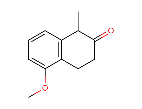 Molecular Structure of 42263-75-2 (5-methoxy-1-methyl-3,4-dihydronaphthalen-2(1H)-one)