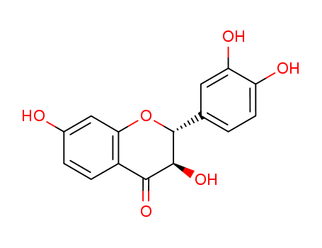 4H-1-Benzopyran-4-one,2-(3,4-dihydroxyphenyl)-2,3-dihydro-3,7-dihydroxy-, (2R,3R)-rel- cas  20725-03-5