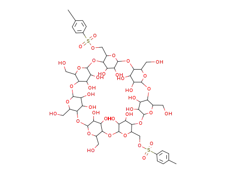 Molecular Structure of 95475-65-3 (C<sub>56</sub>H<sub>82</sub>O<sub>39</sub>S<sub>2</sub>)