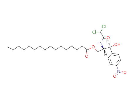 팔미트산, DL-트레오-2-(2,2-디클로로아세트아미도)-3-히드록시-3-(p-니트로페닐)프로필 에스테르(6CI)