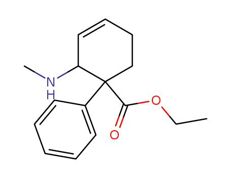 3-Cyclohexene-1-carboxylic acid, 2-(methylamino)-1-phenyl-, ethyl ester, (1R,2S)-rel-