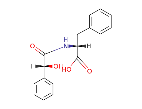 Molecular Structure of 127984-22-9 (<i>N</i>-D-mandeloyl-D-phenylalanine)