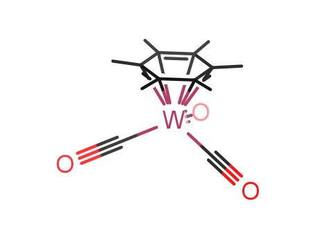Molecular Structure of 33505-53-2 (W(CO)3(η6-Me6C6))