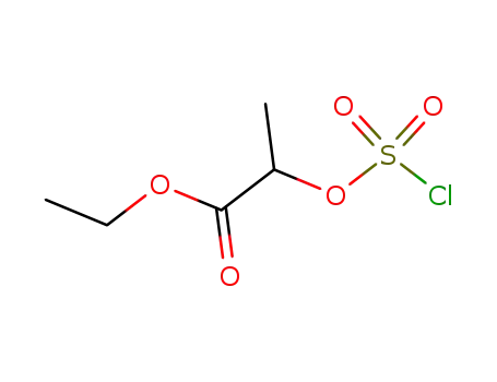 Molecular Structure of 760-11-2 (O-chlorosulfonyl-lactic acid ethyl ester)