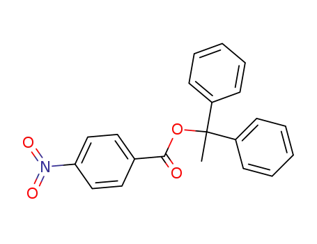 Molecular Structure of 60921-50-8 (Benzenemethanol, a-methyl-a-phenyl-, 4-nitrobenzoate)