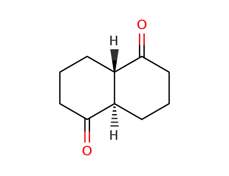 Molecular Structure of 42245-85-2 (1,5-Naphthalenedione, octahydro-, trans-)