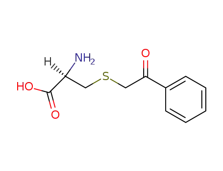 Molecular Structure of 83961-81-3 (S-(2-oxo-2-phenylethyl)cysteine)