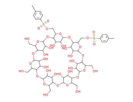 Molecular Structure of 95475-64-2 (C<sub>56</sub>H<sub>82</sub>O<sub>39</sub>S<sub>2</sub>)
