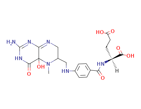 N-(4-{[(2-amino-4a-hydroxy-5-methyl-4-oxo-1,4,4a,5,6,7-hexahydropteridin-6-yl)methyl]amino}benzoyl)-L-glutamic acid