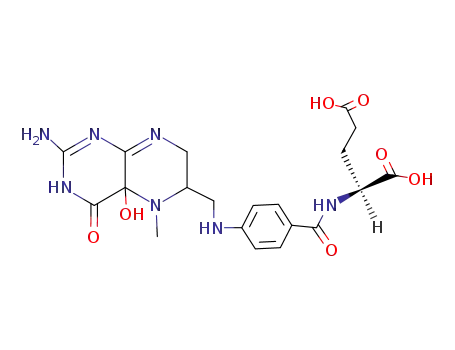 N-(4-{[(2-amino-4a-hydroxy-5-methyl-4-oxo-1,4,4a,5,6,7-hexahydropteridin-6-yl)methyl]amino}benzoyl)-L-glutamic acid