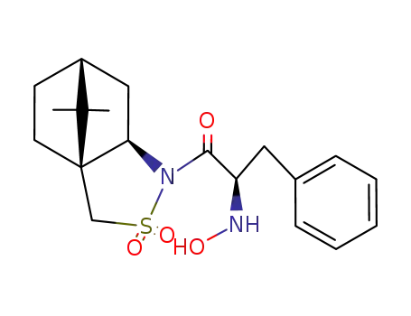 (2R,2'R)-N-<2'-(hydroxyamino)-3'-phenylpropanoyl>bornane-10,2-sultam
