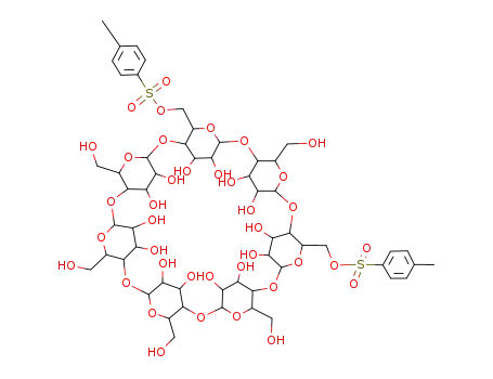 Molecular Structure of 95509-72-1 (C<sub>56</sub>H<sub>82</sub>O<sub>39</sub>S<sub>2</sub>)