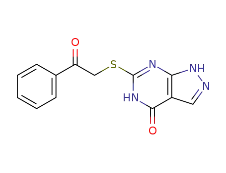 6-phenacylthio-pyrazolo<3,4-p>pyrimidine