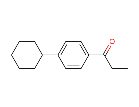 Molecular Structure of 59721-67-4 (1-(4-CYCLOHEXYLPHENYL)PROPAN-1-ONE)